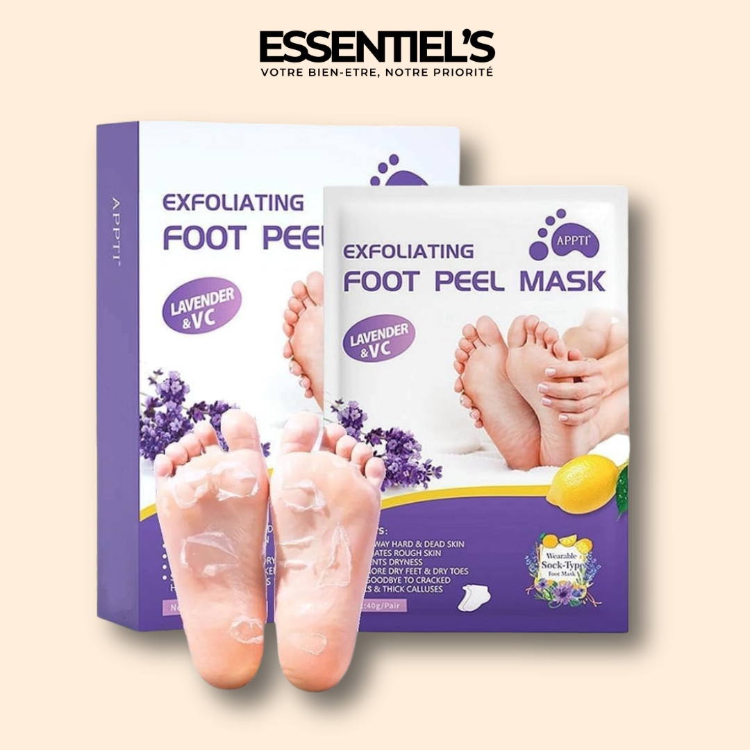 FOOT PEEL MASK™  - Retrouvez vos jolis pieds de bébé en 5 jours !
